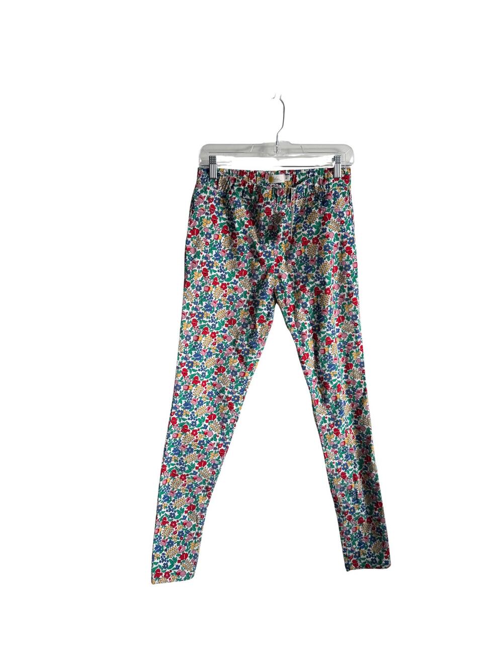Boden Floral Corduroy Pants NWT 16Y Elastic Waist Liberty Style High Rise